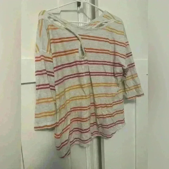 Bashful stripe Talbots tee - Picture 4 of 6